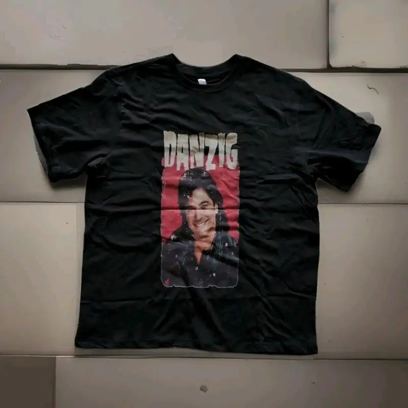 Danzig John Stamos Shirt Punk Funny Misfits Black Large L Comedy Rare Fun