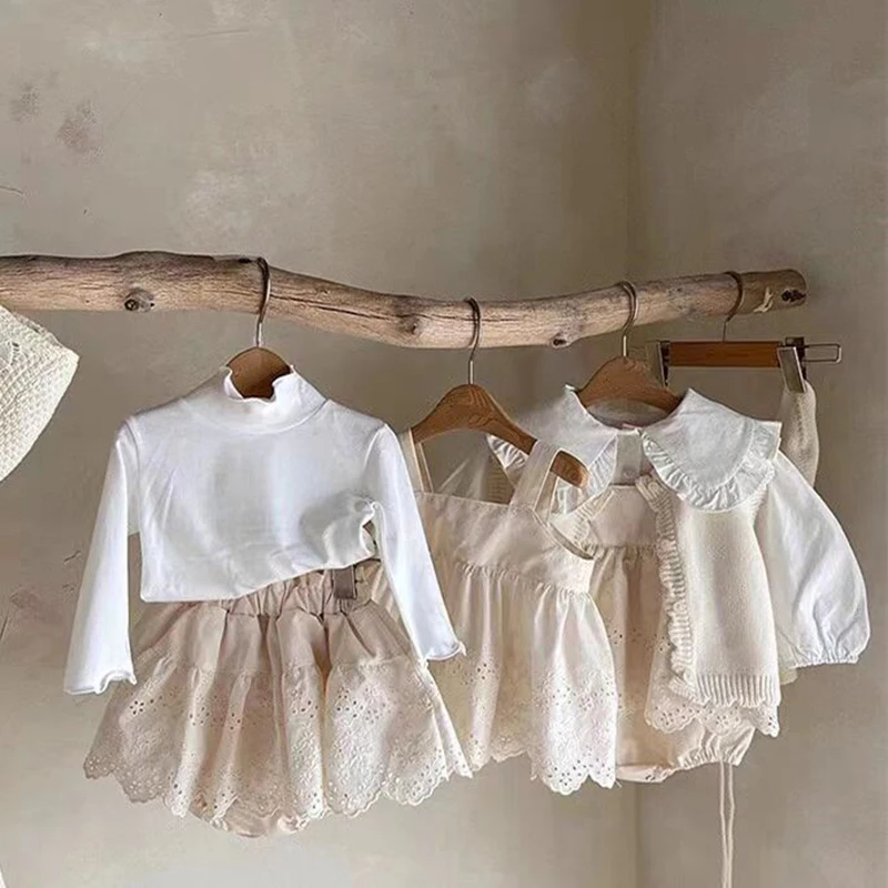 

Adorable Toddler Birthday Outfits Girls Lace Ruffles Bloomer Baby Tutu Skirt Summer Newborn Infant Strap Jumpsuit Rompers