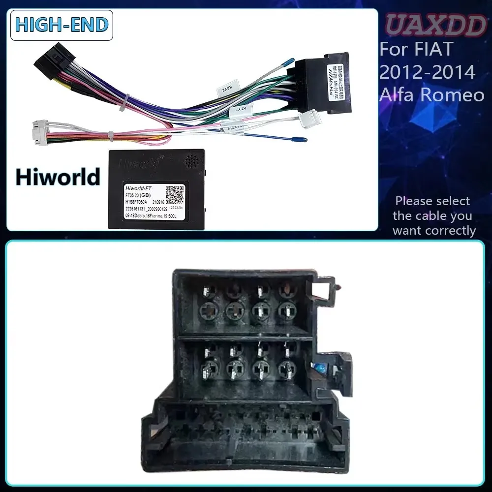 FOR FIAT Car Cable Harness Canbus Box Linea DUCATO Argo TORO UNO Strada DOBLO FIORINO 500X 500L EGEA STILO PERLA VIAGGIO OTTIMO