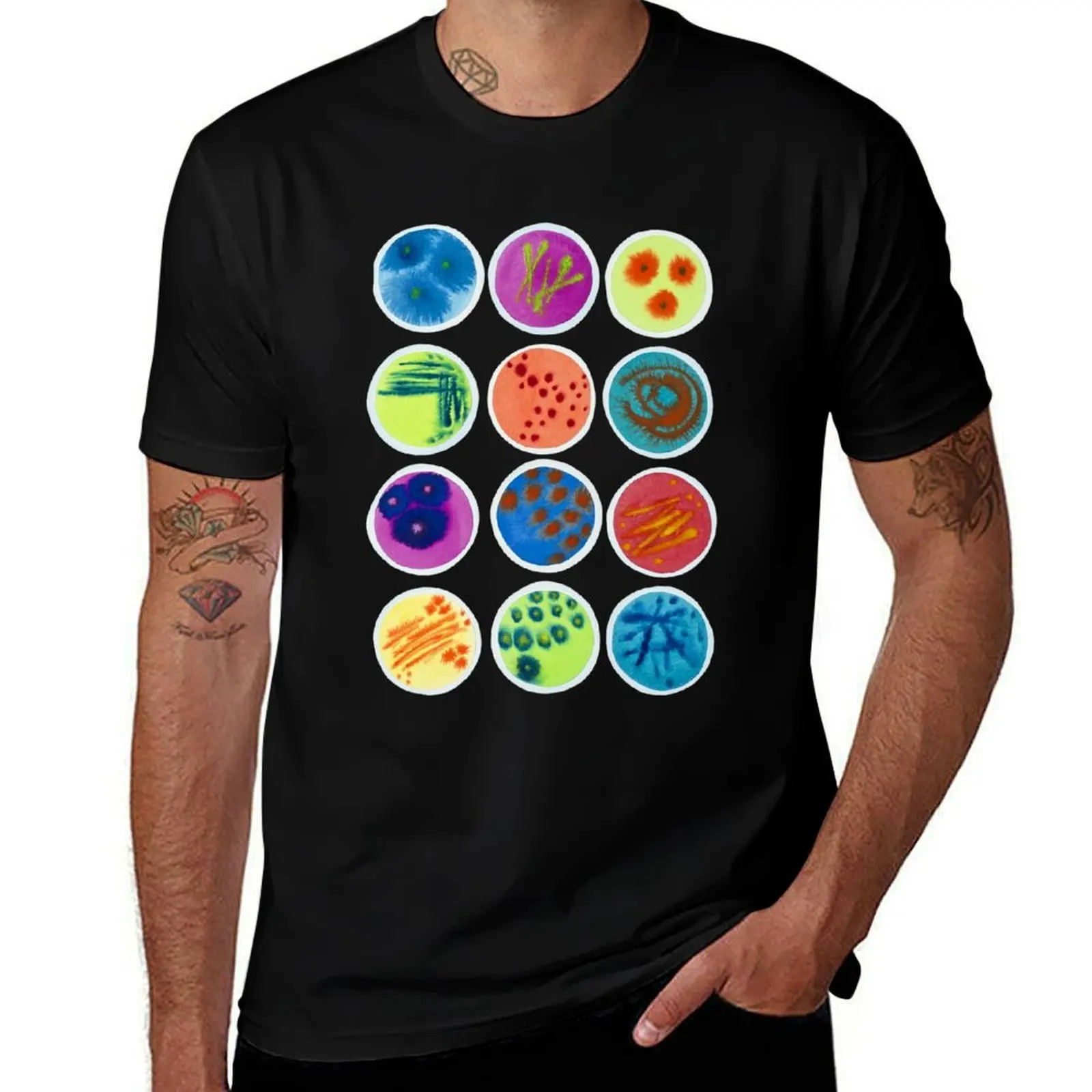

Petri Dishes T-Shirt cotton t shirt man g man t shirts for men T-Shirt