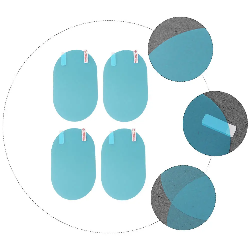 سيارة مرآة الرؤية الخلفية فيلم مكافحة المطر مكافحة الضباب طلاء واقٍ مقاوم للماء لقيادة الرؤية خدش الغبار #6