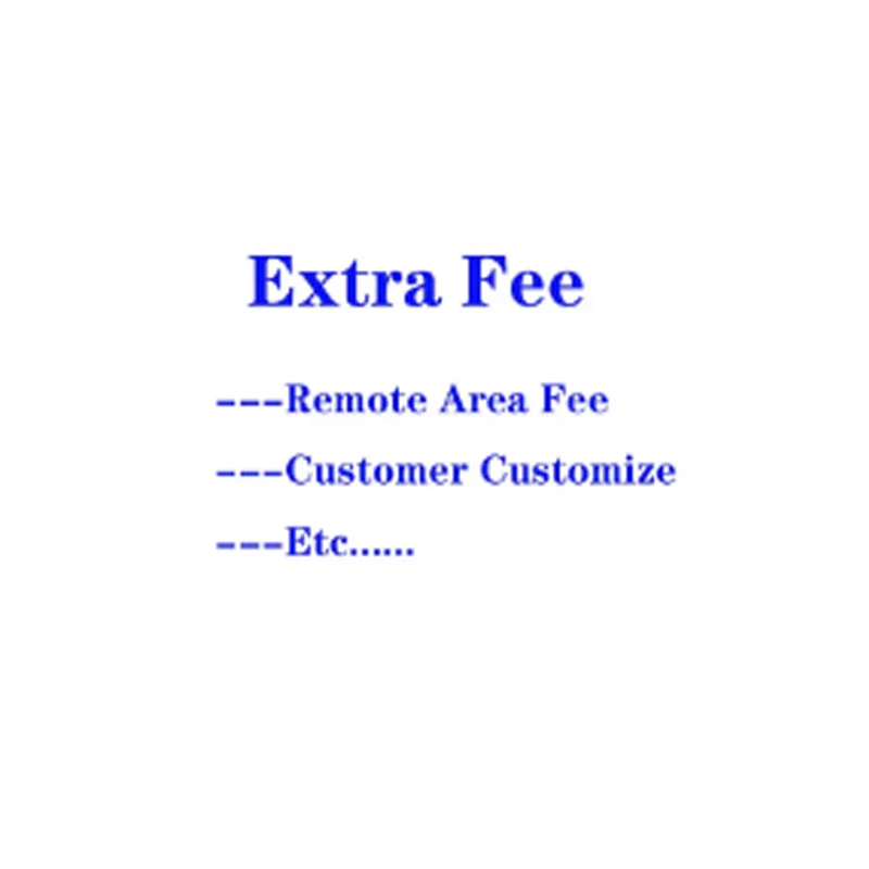 Remote Area Fee Customer Customize etc Special Link