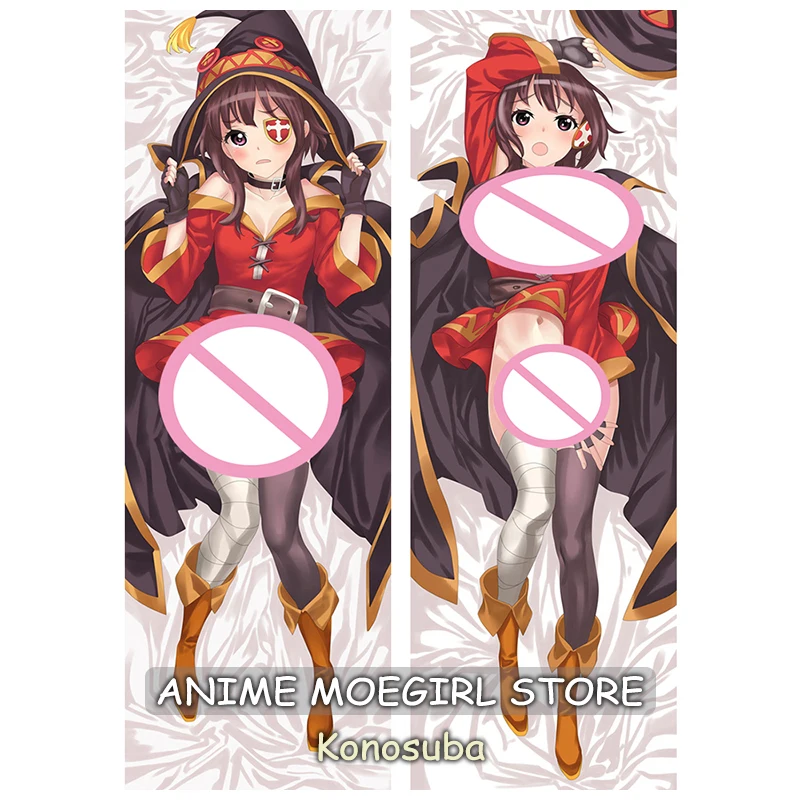 Anime Megumin Hugging Body Pillowcase Dakimakura Pillow Case Bedding Room Pillowcases Sofa Decoration Throw Cushion Covers