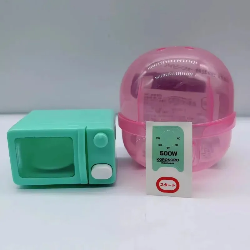 Original Gashapon Kawaii Cute Anime Light Sound Mini Microwave