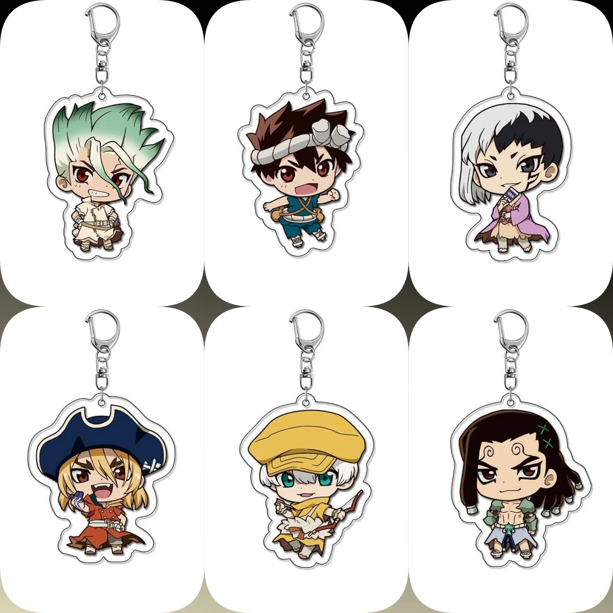 

beauty anime Dr.Stone acrylic Stand model cosplay charm characters kuromu Accessories Christmas gifts