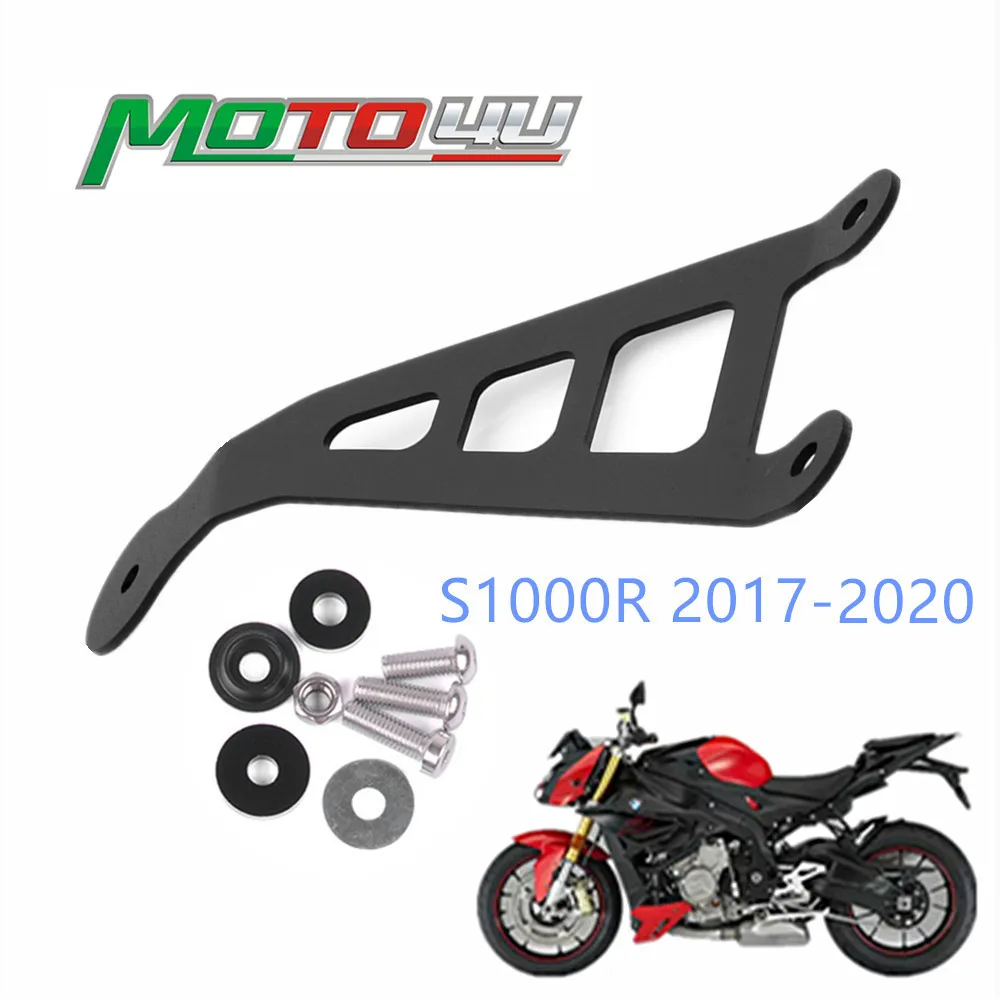 

MOTO4U For BMW S1000R S1000/R 2017 2018 2019 2020 Motorcycle Iron Exhaust Hanger Bracket Muffler Exhaust Holder Modification