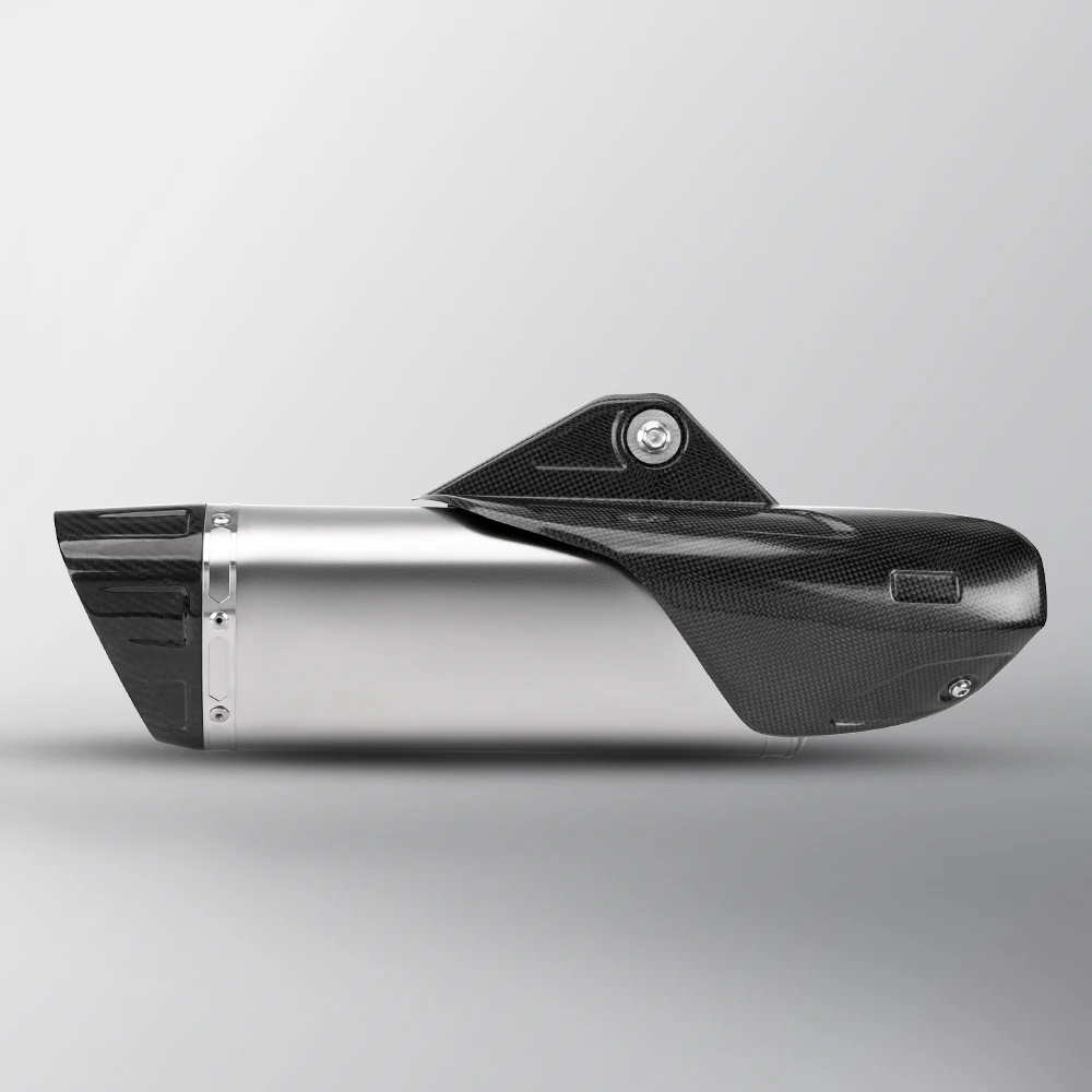 

Универсальный 51 мм мотоциклетный глушитель Escape Laser Logo для AK R1 er6n sv650 Z800 R1 cb650f cb1000r F850 Z900 M1