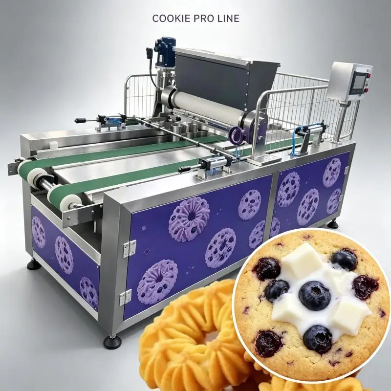 Commercial Cookies Forming Machine Automatic Bakery Food Processing Equipment High Speed Biscuit Production Machine