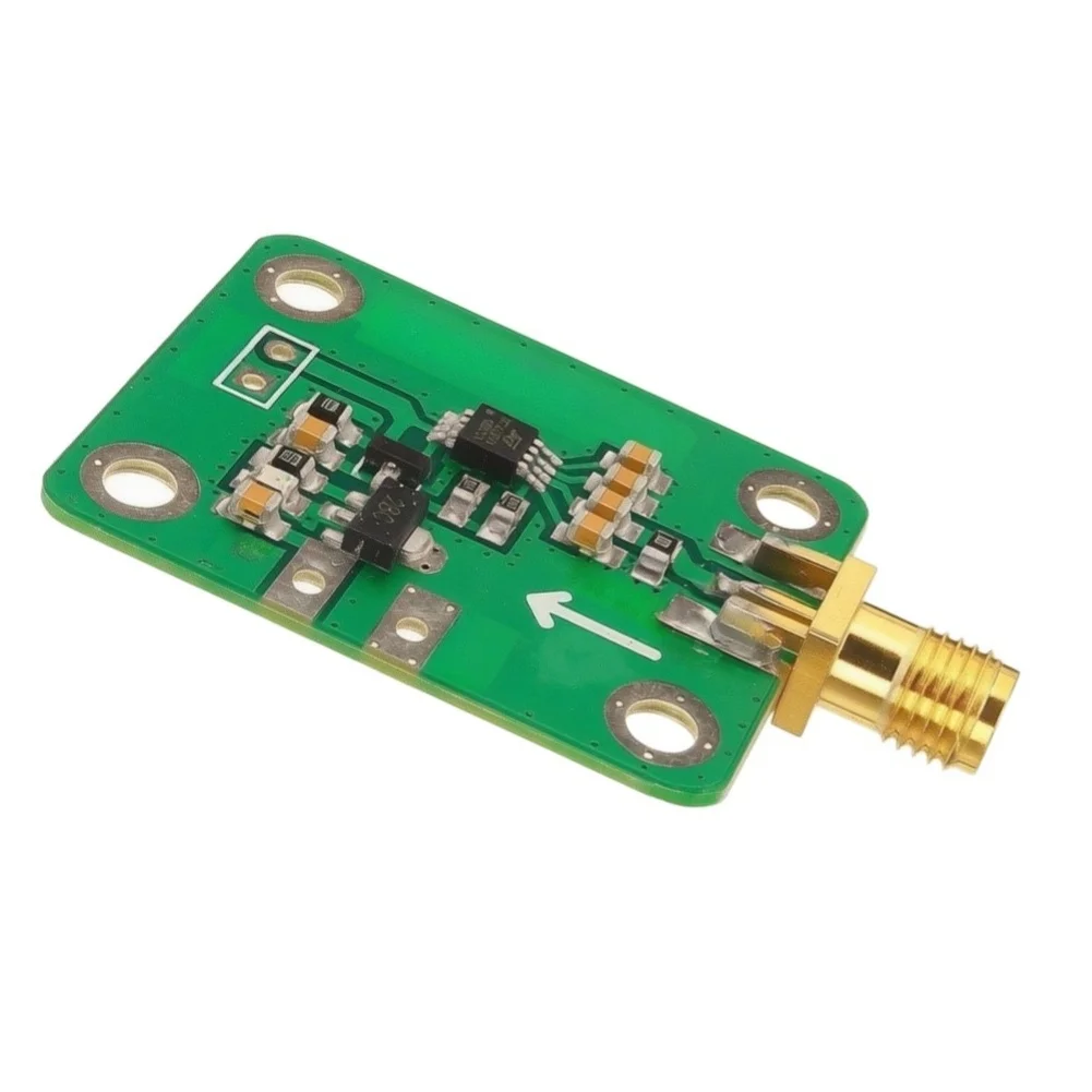 AD8313 RF Log Detector Module Designed for RF Circuit Development Analog Output 50 Ohm Input 7-15V Power 5x5x1cm Green PCB