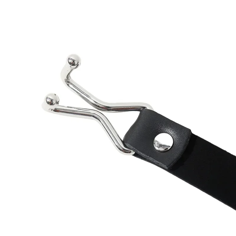 Mordaça de boca integrada de metal com plugue de expansão de gancho de nariz ajustável para jogos SM de casal brinquedos adultos