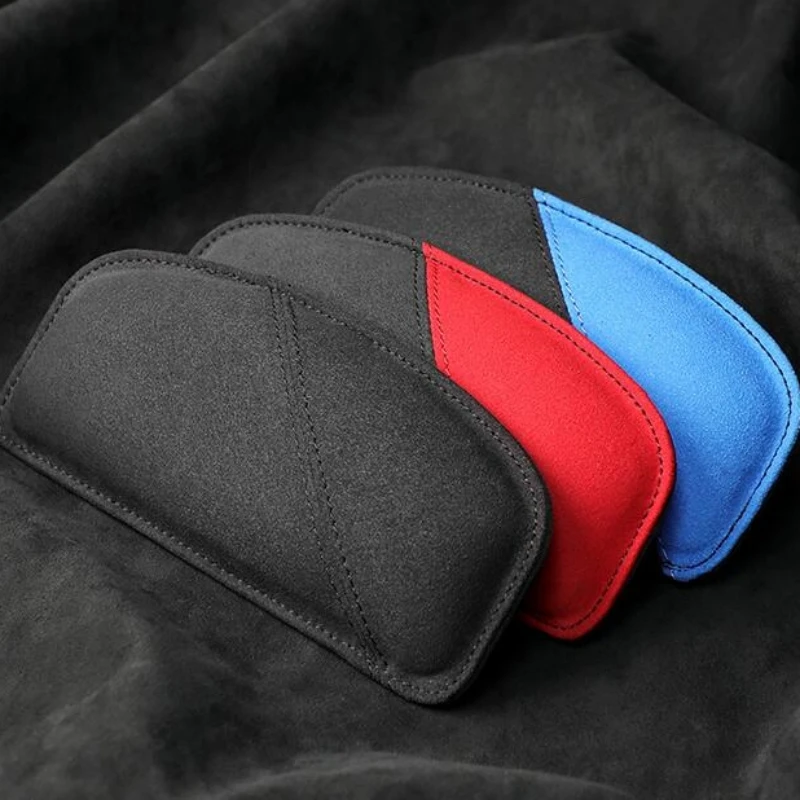 Comfortable Suede Car Knee Pad Auto Cushion Elastic Memory Foam Leg Pad Door Armrest Elbow Pads Headrest Car Accessories