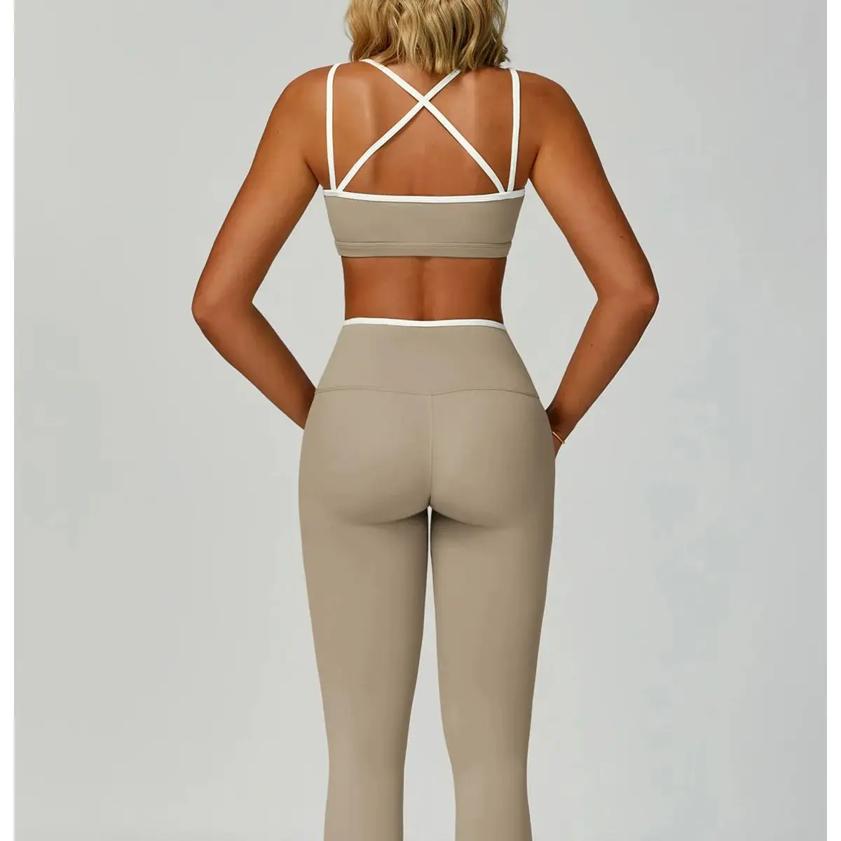 スポーツセット レディース ジャージ 上下セット 2点セット 速乾 ジムセット ヨガウェア ランニング スポーツブラ ストレッチ ワークアウトレギンス ヨガ服 2