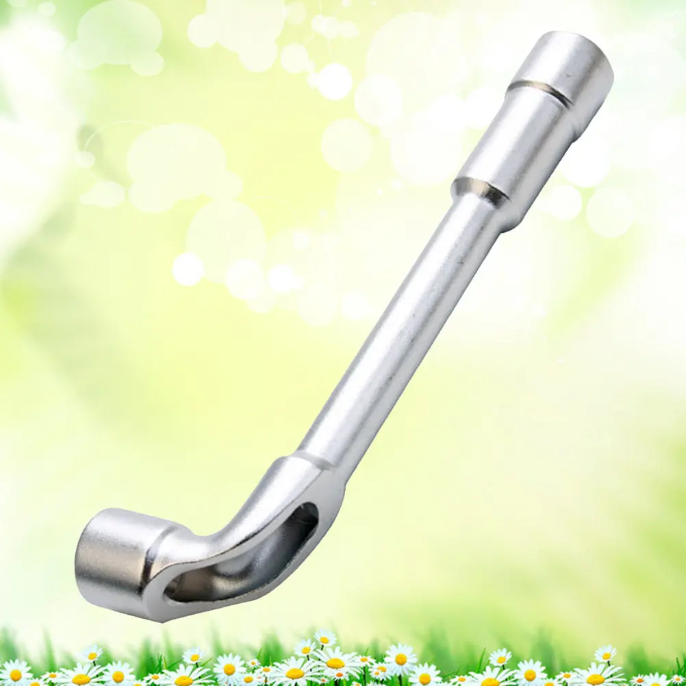 

12Mm Dual Head L Shape Wrench Polished Steel Spanner for Heavy Duty Repair Work Comfortable Handle Elbow Tool Spanner