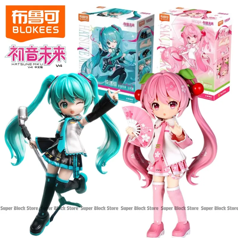 blokees-hatsune-miku-figurine-d'anime-a-assembler-serie-miracle-cherry-blossom-future-modele-de-collection-en-pvc-decoration-cadeau