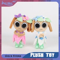 Plush Toy Goob Pebble Dandys World Plush Horror Game Series Kawaii Cartoon Dolls Anime Desktop Ornaments Cute Home Decoration