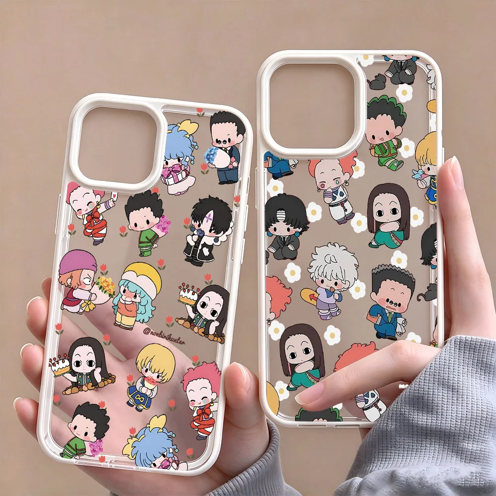 Cute Hunters X H-Hunters Advanced Acrylic Clear Phone Case for IPhone 18 17 Air 16 E 15 14 13 12 11 Pro Max Plus Simple Cover