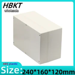 1pcs 240x160x120mm ABS plastic waterproof box power supply instrument shell outdoor security monitoring outlet shell