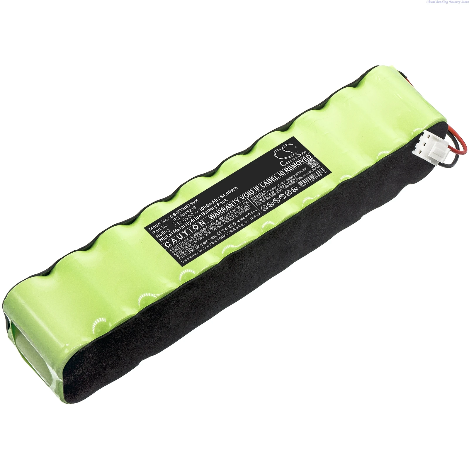 18.0v 3000mah bateria de aspirador de pó RS-RH5233 para rowenta rh8753 rh8758 2210017128, para tefal ty8751rh9a0 ty8758rh9a0