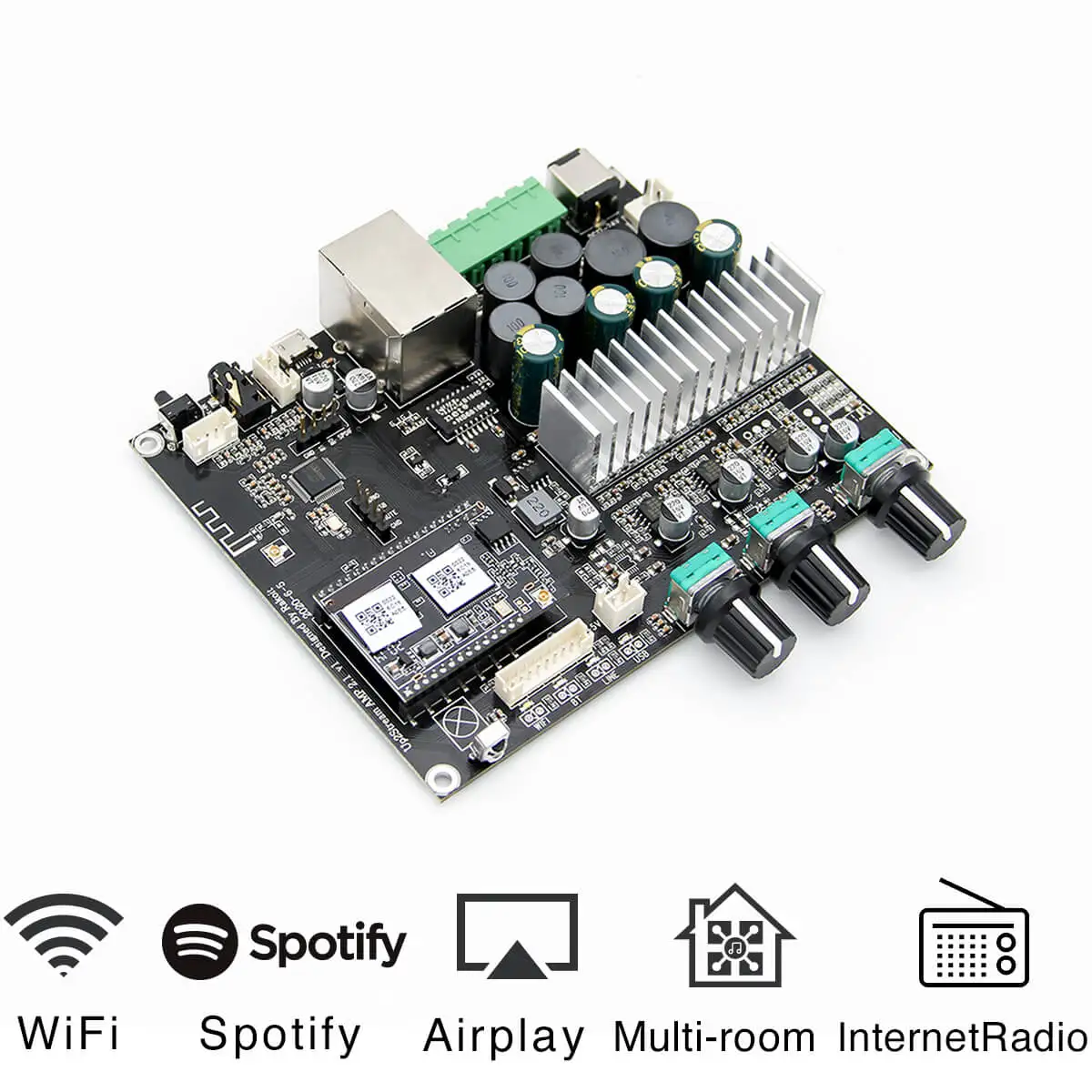 AMP2.1 Professional Power Stereo Home Theater Amplifier Module Amplifier Audio Diy Board