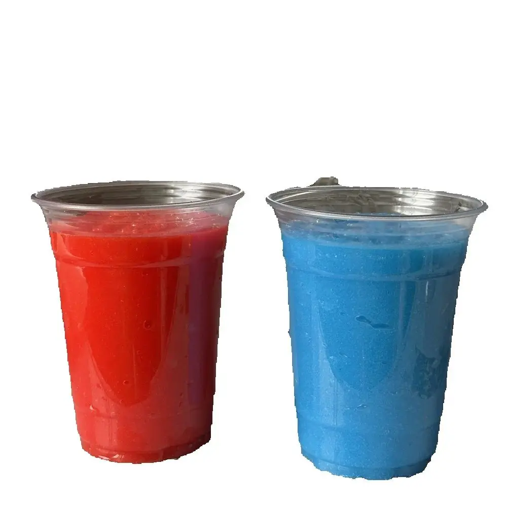 

500ml Summer Smoothie Red Blue Beach Simulation Drink Model Display Photography Plastic Bubble Tea Iced Drink Fun Food Cafe Show