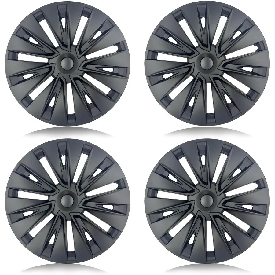 

Wheel Covers for Tesla Model Y Accessories 18 Inch 4 Pcs Rim Protector fit for 20172024 Tesla Model Y hubcaps