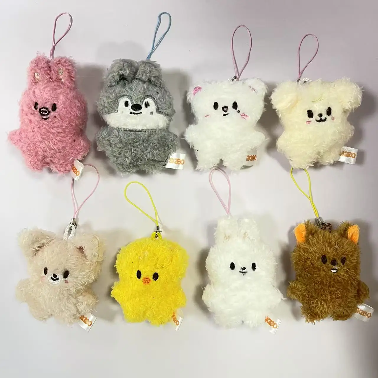 SKZOO 新 5 センチメートルぬいぐるみキーホルダーストレイ KidsFM 漫画かわいいペンダントバックパックアクセサリー子供のおもちゃ誕生日ギフト