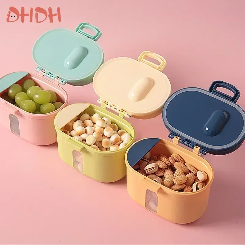 Milk Powder Box Baby Milk Powder Portable Cute Pig Food Storage Box Essential Cereal Infant Toddle Snacks Container NO BPA