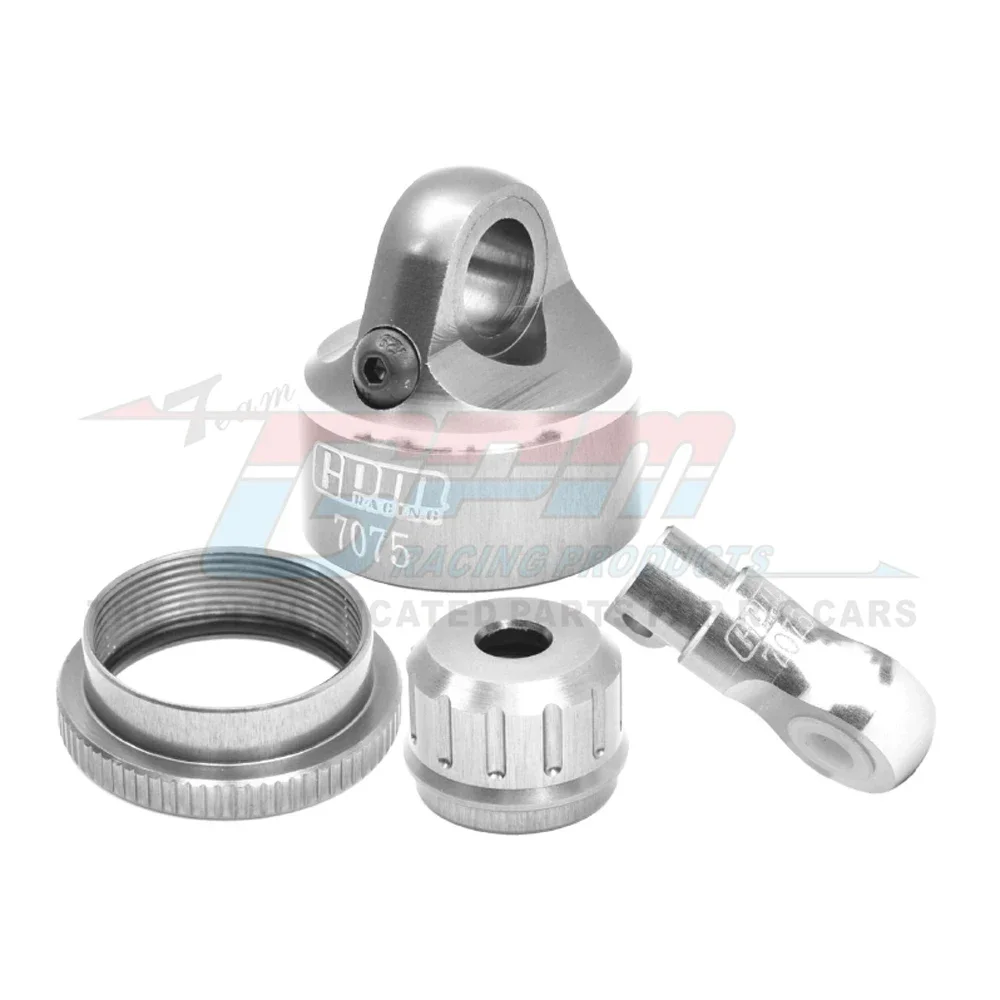 GPM 금속 합금 충격 흡수 장치 캡 커버 + 볼 컵 LOS263008 for LOSI 1/4 PROMOTO-MX PROMOTO-SM FXR 오토바이 RC 자동차