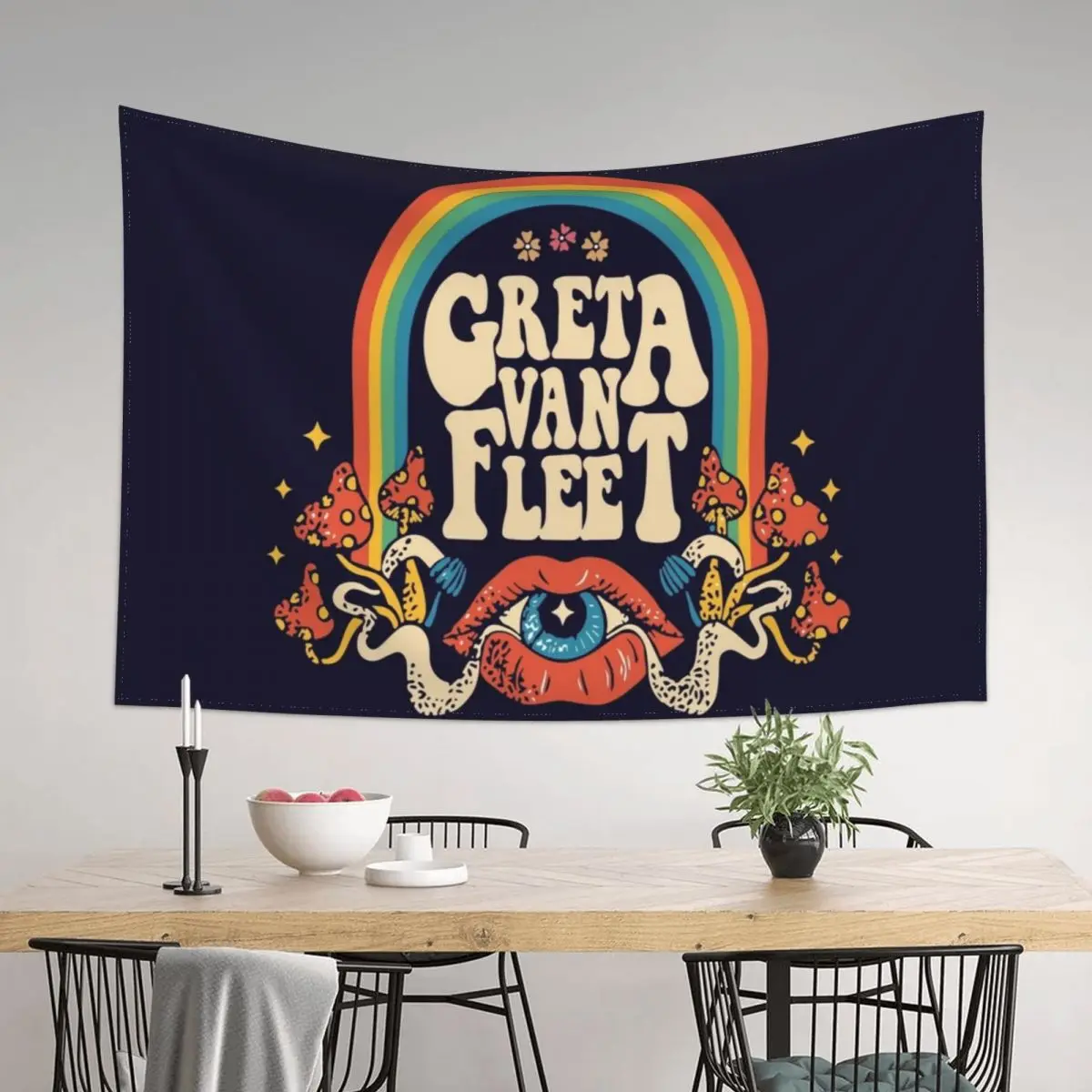 

Greta Tapestry Cute Decor Home Supplies Decorative Paintings Tapestry