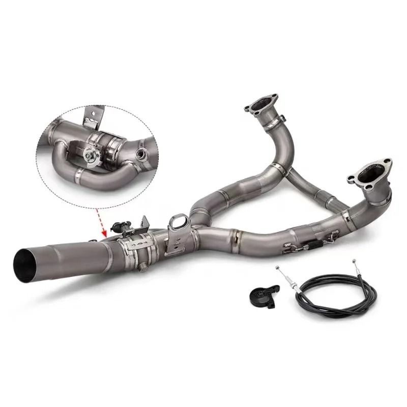 R1300GSA Exhaust Headers Tube For R1300R R1300RS R1300GS R1300RT R1300-R/RS/GS/Adventure/RT Motorcycle Manifold Line with Valve