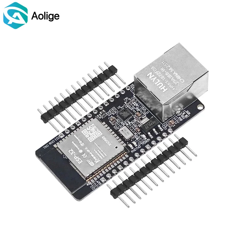3pcs WT32-ETH01 Porta Serial Incorporada Bluetooth compatível Ethernet WIFI Gateway MCU ESP32 Módulo Sem Fio