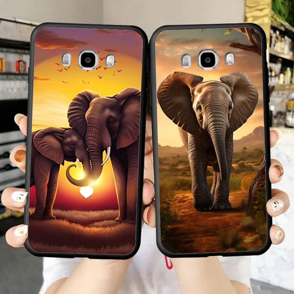 Animal Elephant Phone Case For Samsung J 7 Plus 7core J7 Neo J6 Plus Prime J6 J4 J5 Mobile Cover