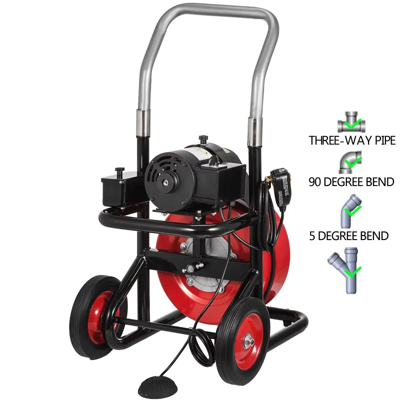 High Pressure Water Jetting Pipe Cleaning Machine Washer and Drain Sewer Cleaning Equipment