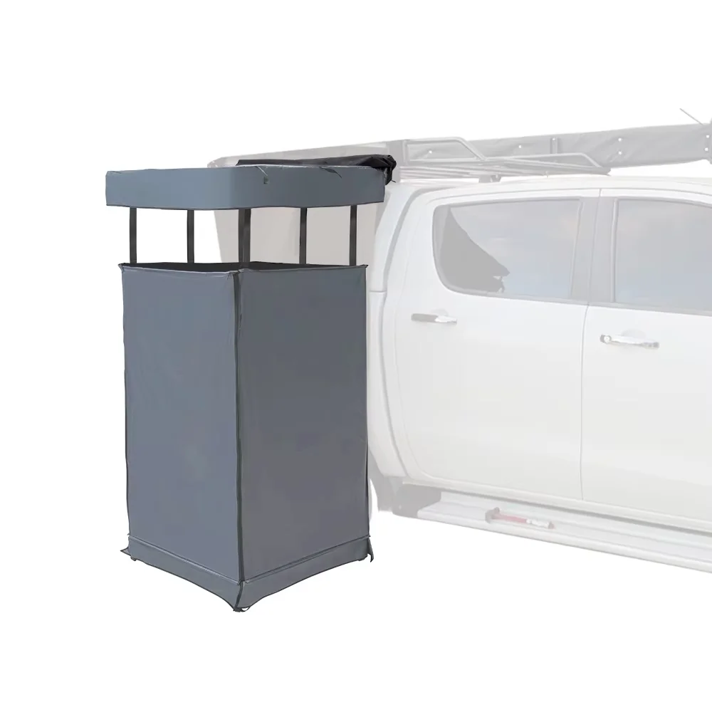 

Портативный автомобильный боковой тент для душа, водонепроницаемая палатка для кемпинга с защитой от ультрафиолета, простая установка для приключений на свежем воздухе, транспортные средства на заказ