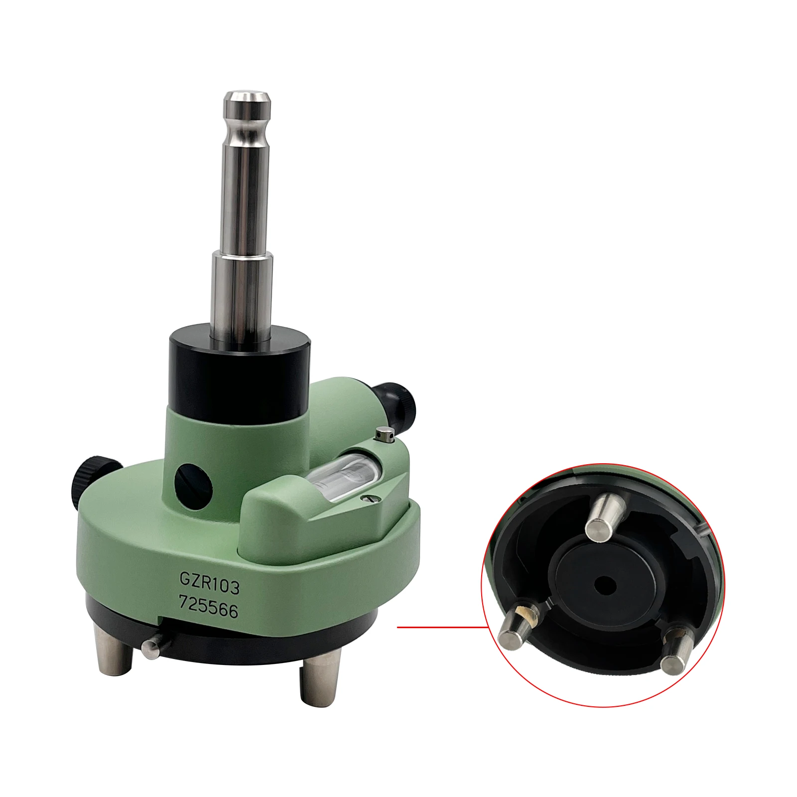 GZR103 Adapter with Optical Plummet Accessories For Leica Prism, Land Surveying Equipment Accessories
