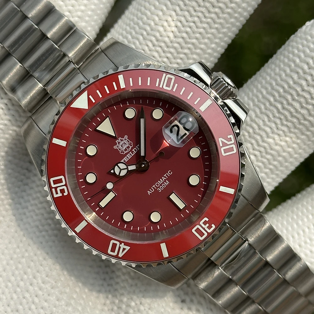 

Steeldive Новые часы SD1953C Water Ghost Diver Watch Мужские 300M Водонепроницаемые сапфировое стекло Керамический безель NH35 Автоматические мужские часы для дайвинга