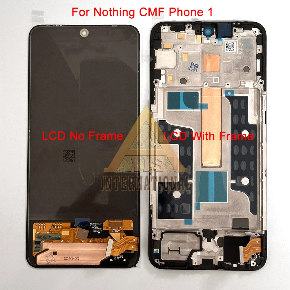 

Original OLED 6.55''For Nothing Phone (1) A063 LCD Nothing CMF Phone 1 Screen Frame+Touch For Nothing Phone 2 A065/ 2A A142