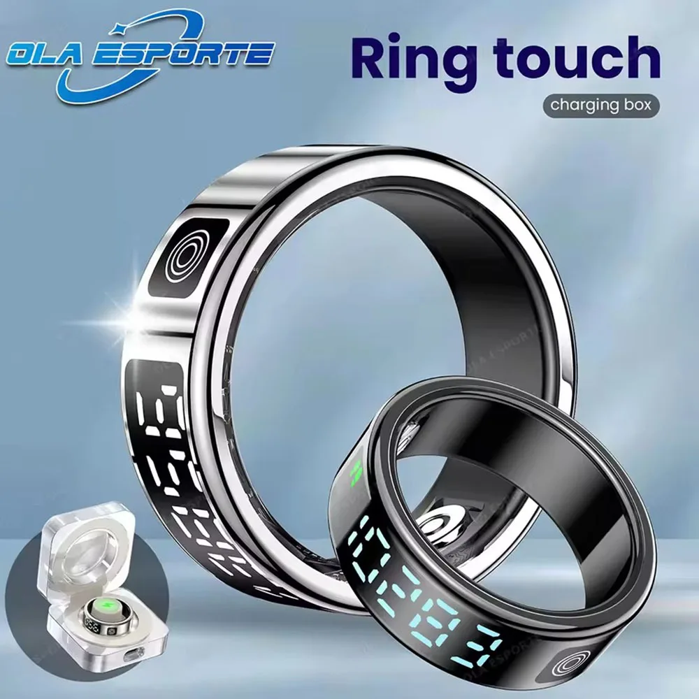 New 5ATM Waterproof Smart Ring For Xiaomi Ring2025 Men Women Titanium Steel Shell Health Monitoring Multi Sports Modes Smartring