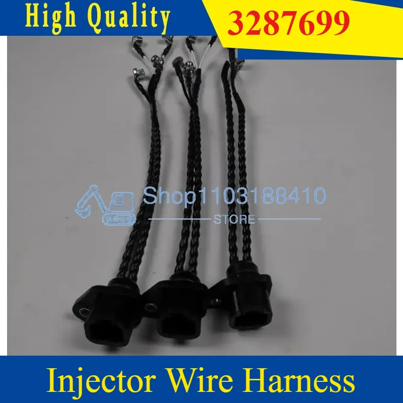 

3Piecs Diesel Injector Wire Harness Loom Repair Kit 3287699 M19793 For Cummins 6.7L I6 ISB QSB B Series Accessories