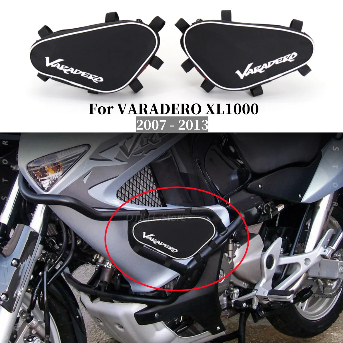 

Новинка для Honda XL1000 Varadero XL1000 2007-2013, нейлоновая сумка для мотоцикла, сумка для бампера, боковые сумки, набор инструментов для ремонта