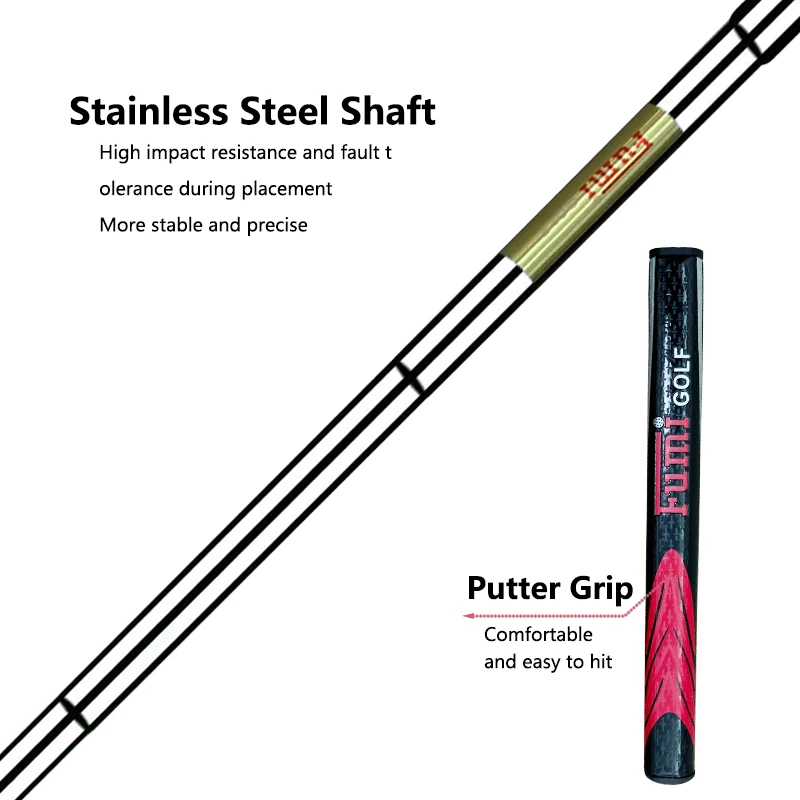 FUMIGOLF Golf Pusher Golf Club للرجال توسيع كلمة واحدة دقيقة دفع شريط مستقيم انتهازي #6
