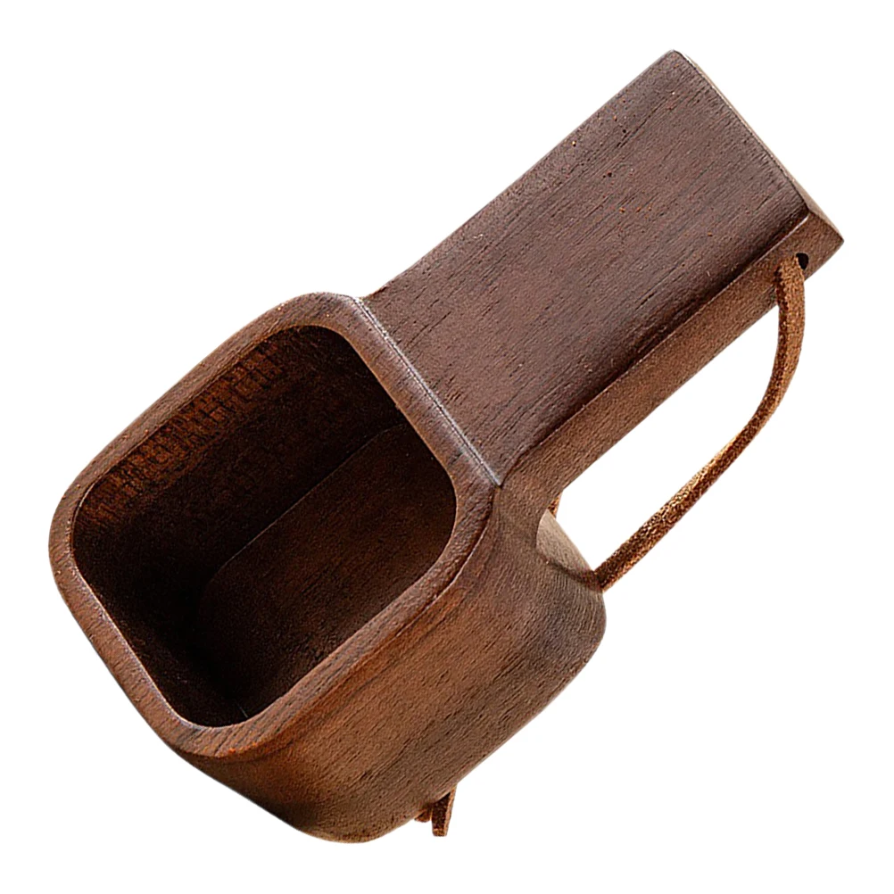

Wooden Coffee Scoop Walnut Wood Measuring Spoon Long Short Handle Ground Coffee Beans Flour Tea Powder Baking Scoop