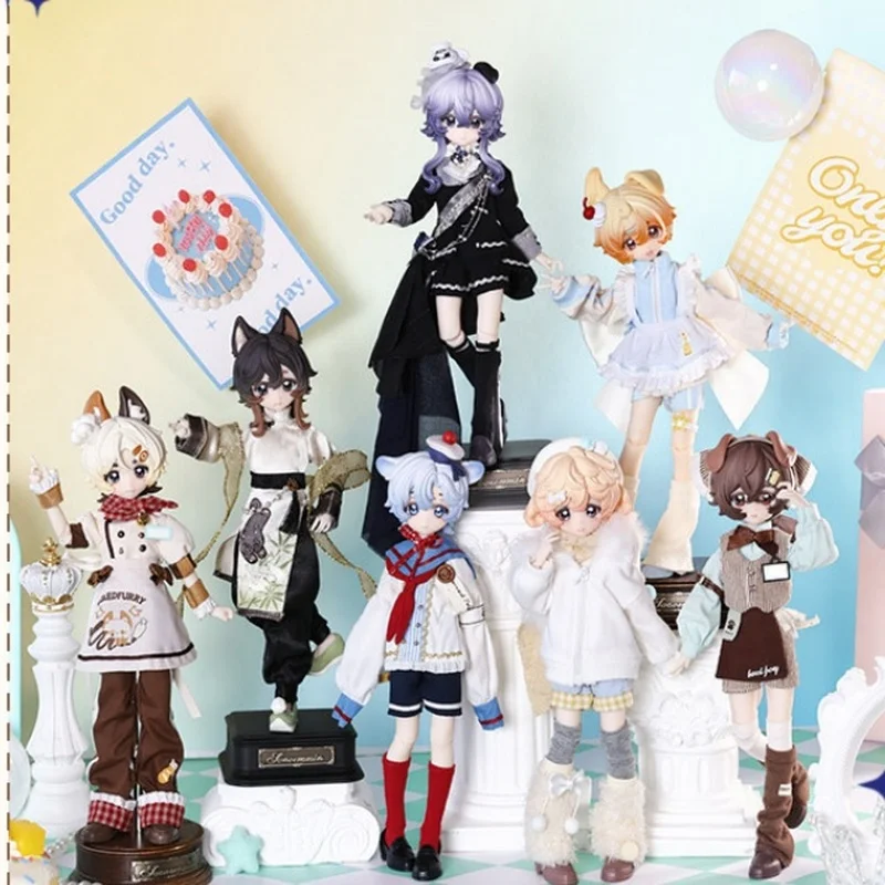 Mirai Dolls Boxed Furry 8 Scale Bjd Articulated Figure Blind Box Collectible Figurine Desktop Decoration For Adult Collectors