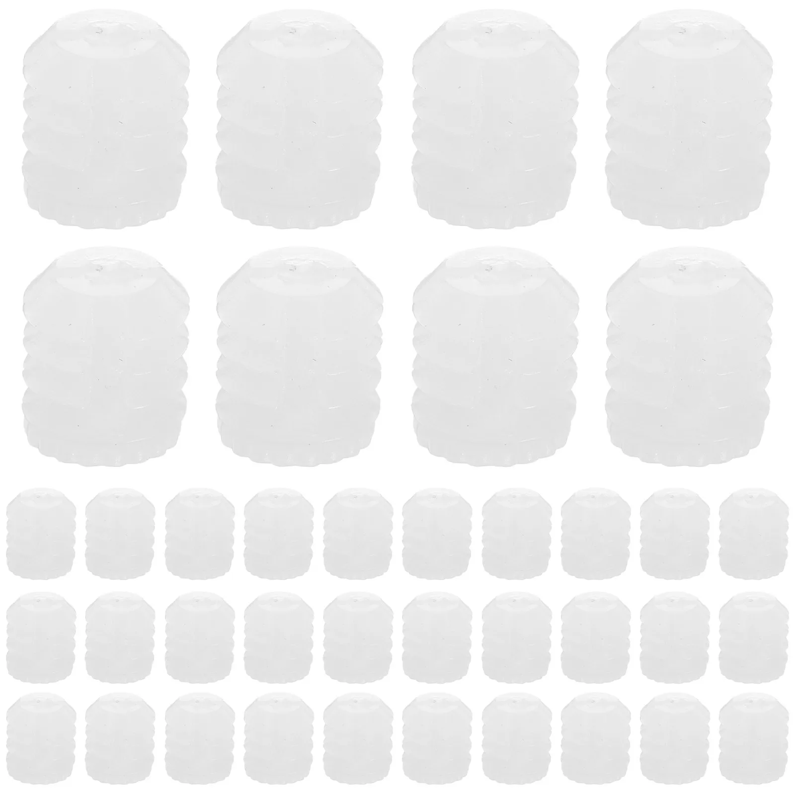 150Pcs Furniture Internal External Threaded Plastic Embedded Nuts Repair Installation Cabinet Door Drawer Fittings