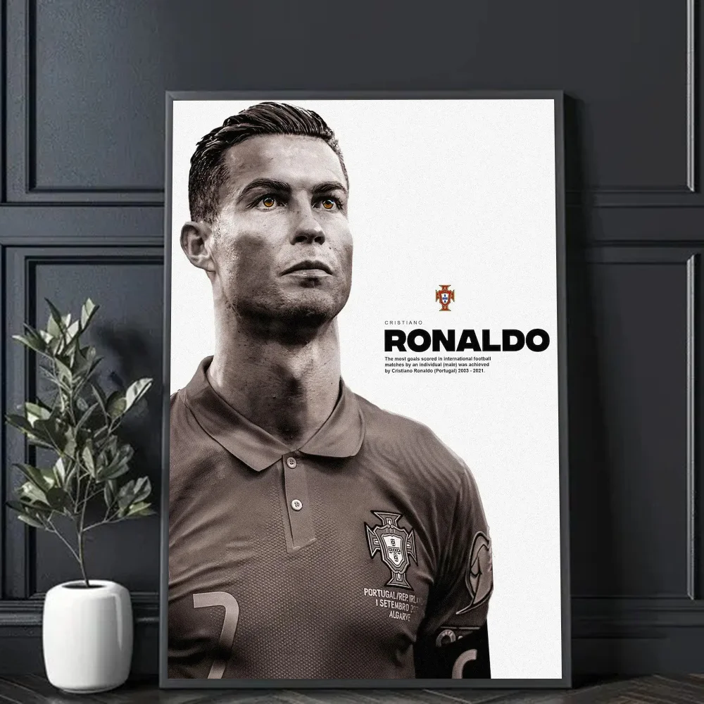 Legend football player CR7 Poster Frameless Personalized Wall Art Poster Photos for Living Room Home Decor
