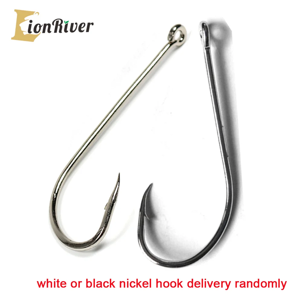 Lionriver Long Shank Beak Fishing Hook Octopus Rig Making Hooks Various Size8 6 4 2 1 1/0 2/0 3/0 4/0 5/0 6/0 7/0 8/0 9/010/0