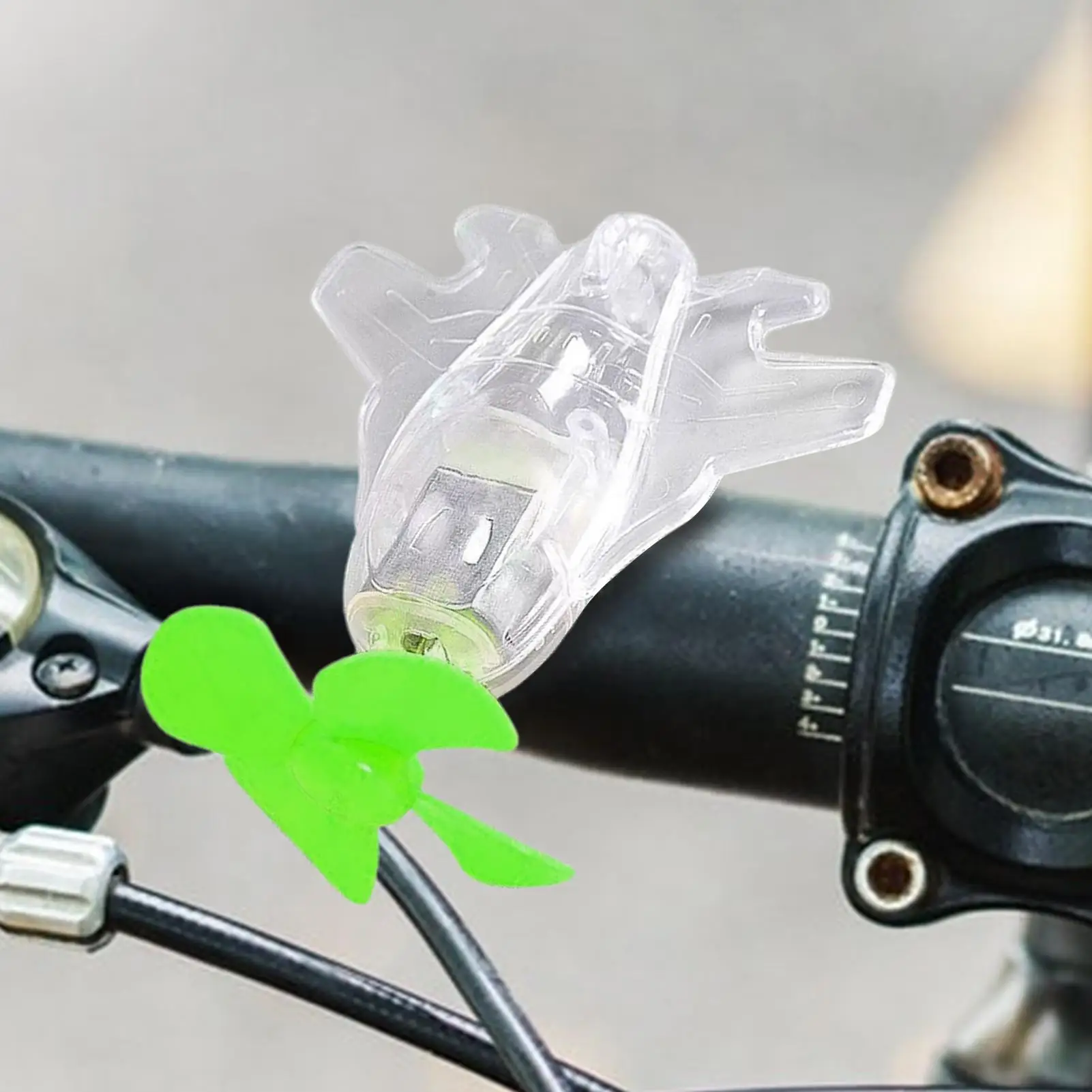 

Украшение мотоцикла самолет со светодиодной подсветкой, украшение на руль электрического велосипеда с ветровым питанием для мотоциклов и автомобилей