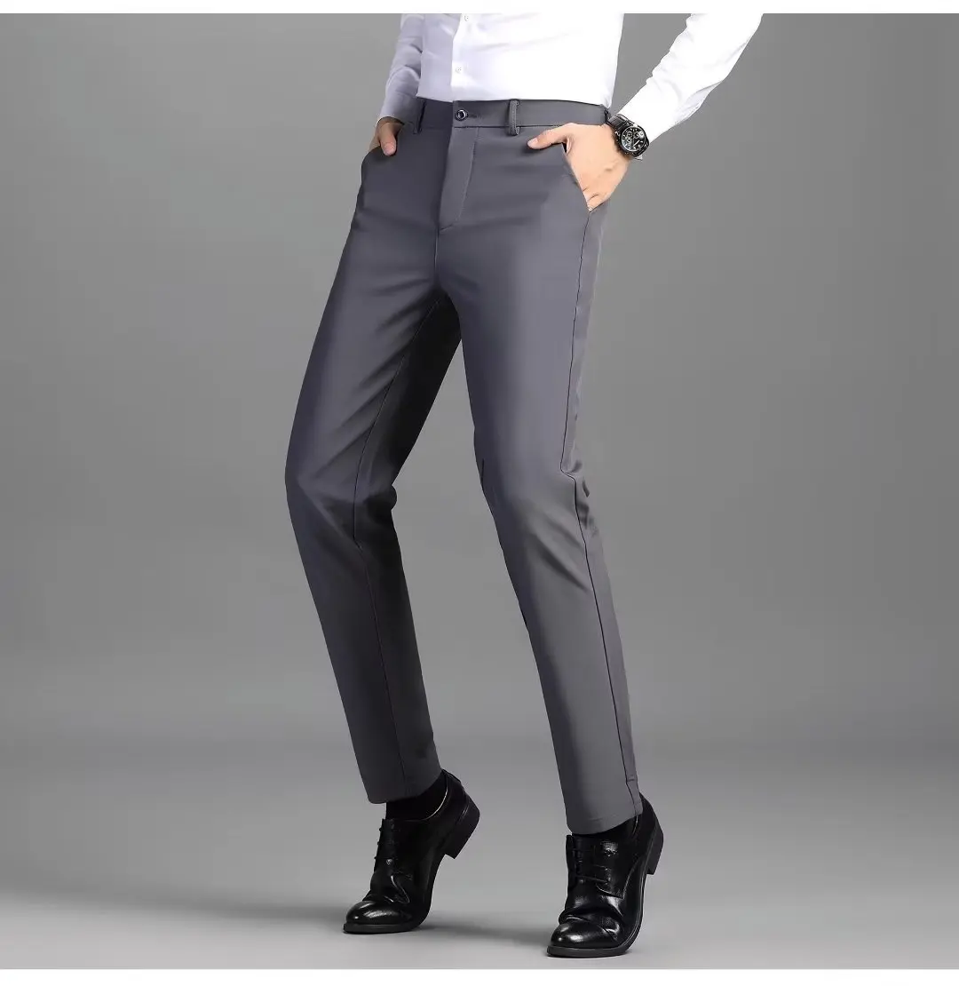 

Business Black Pants Men's Pants Korean Version Slim fit Casual Pants Versatile Trendy Suit Pants Work Drop Small Western Pants