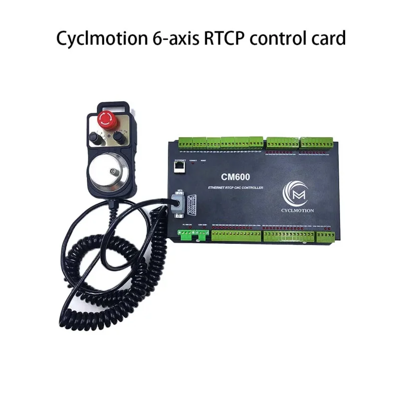 Cyclmotion CNC engraving machine control card supports 6-axis RTCP 3D real-time tool path CM600 RTCP  6Axis handwheel kit