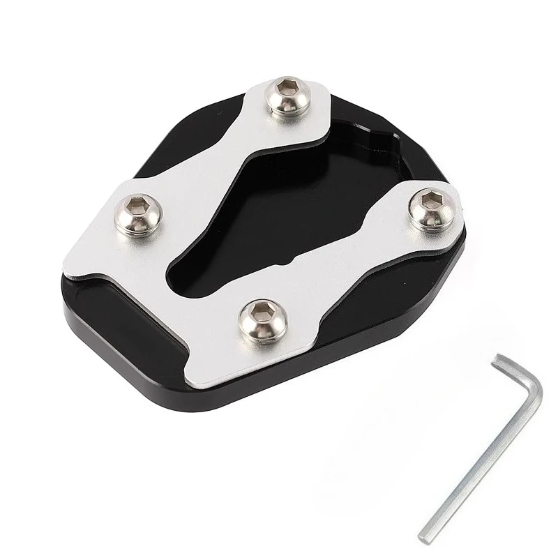 450MT Motorcycle Kickstand Decoration For CFMOTO MT450 450 MT Parking Rack Base Plus Pad  CNC Aluminum Modification Accessories view 4